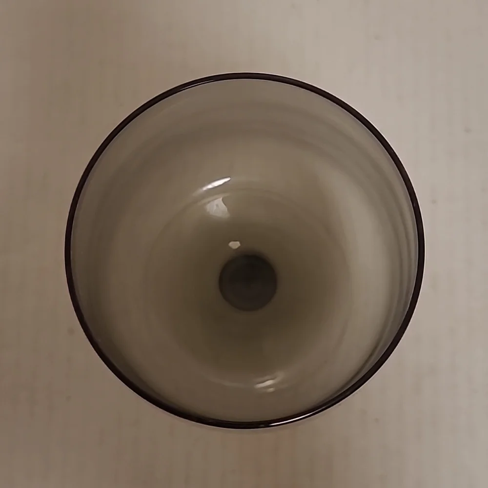 Set of 4 Beautiful Smoke Gray Stemware